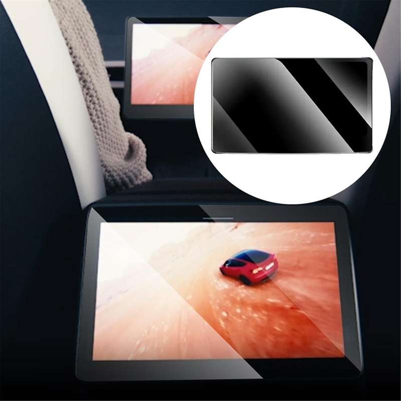 for Model X Model S 2022-2024 Navigation Tempered Film Air Conditioning Control Screen Film, 1pcs-b