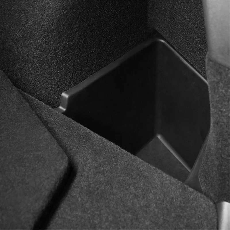 for Model 3+ New Model3 Trunk Side Storage Bins Tpe Rear Cargo Compartment Box Organizer Bucket & L
