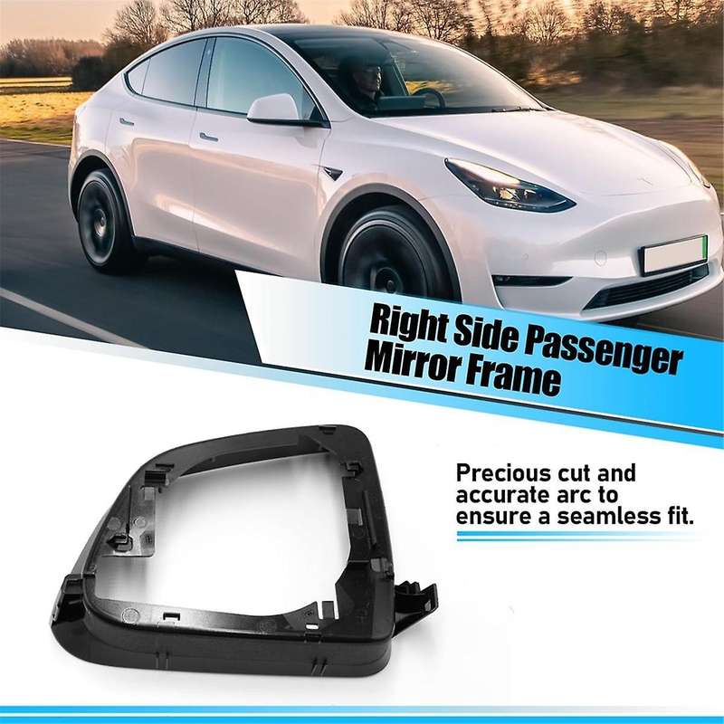 for Model Y 2019-2023 Side Mirror Cover Lower Bottom Bracket Frame 8202101 8202201(Right)
