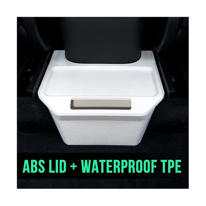 for Model Y 2020-2023 Rear Center Console Organizer Behind , Second Row Tissue Holder/storage Bin/t
