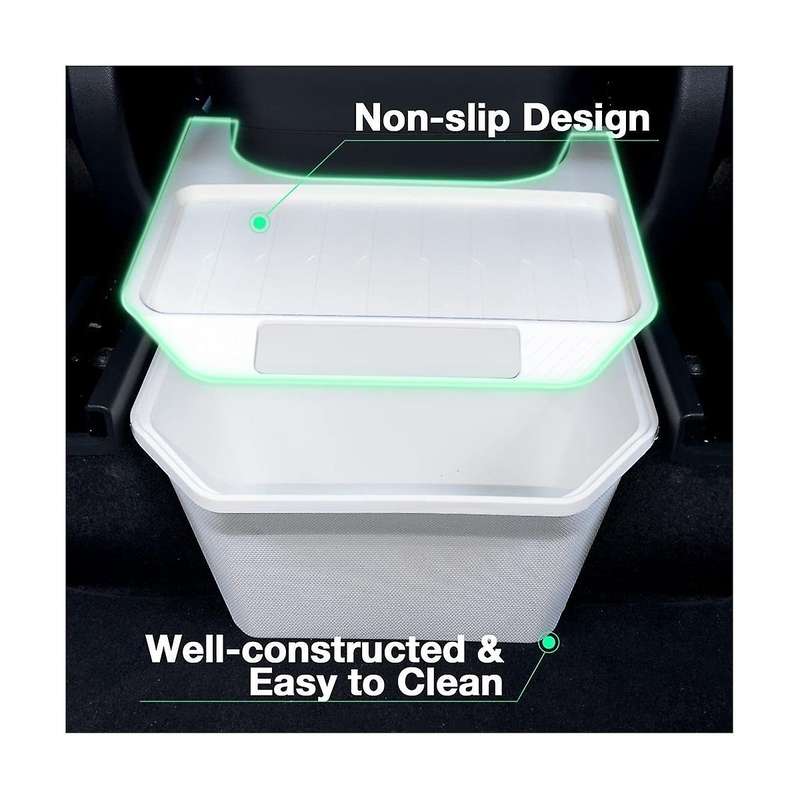 for Model Y 2020-2023 Rear Center Console Organizer Behind , Second Row Tissue Holder/storage Bin/t