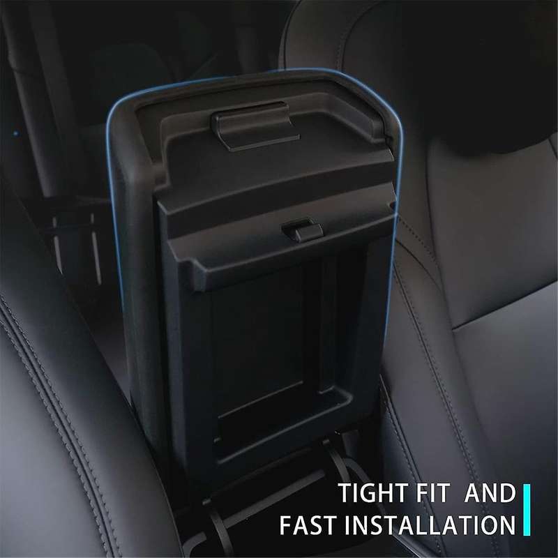 for Model Y 2017-2022 Center Console Cover - Armrest Box Cushion Protector Accessories