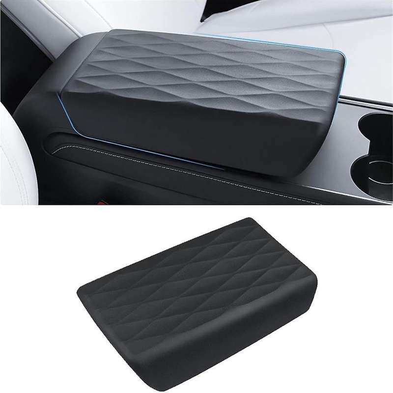 for Model Y 2017-2022 Center Console Cover - Armrest Box Cushion Protector Accessories