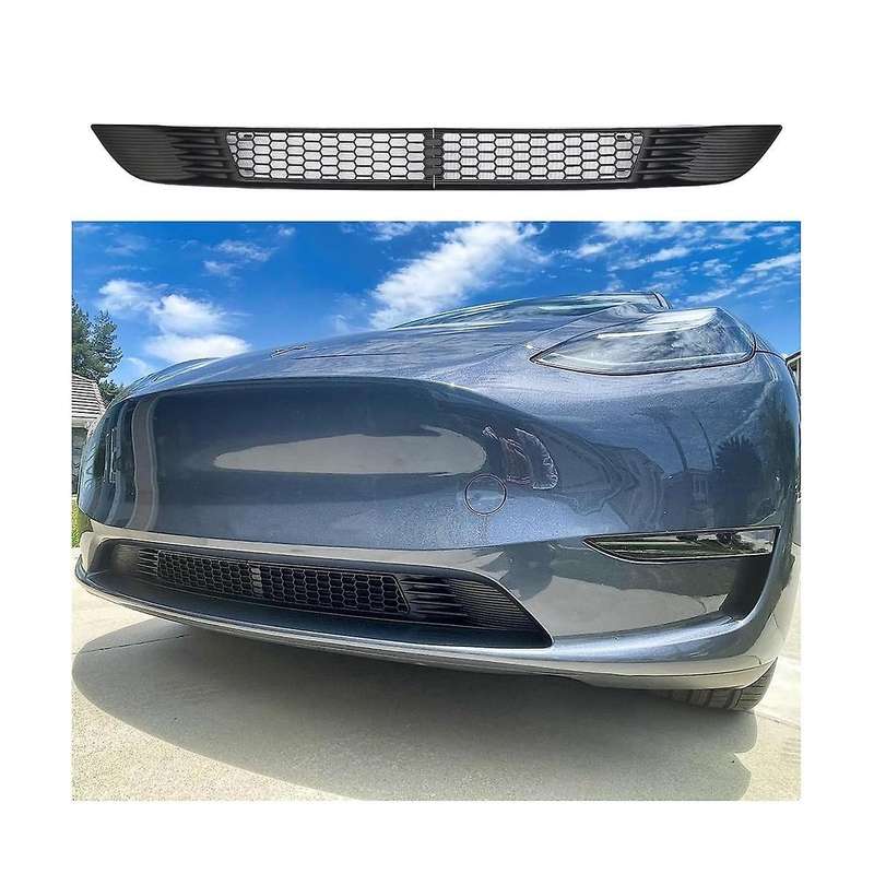 for Model Y 2021 2022 2023 Front Grill Mesh Grille Grid Inserts ,front Air Inlet Vent Grille Cover R
