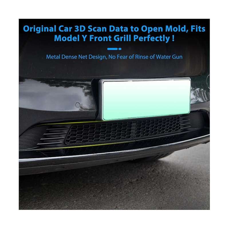 for Model Y 2021 2022 2023 Front Grill Mesh Grille Grid Inserts ,front Air Inlet Vent Grille Cover R