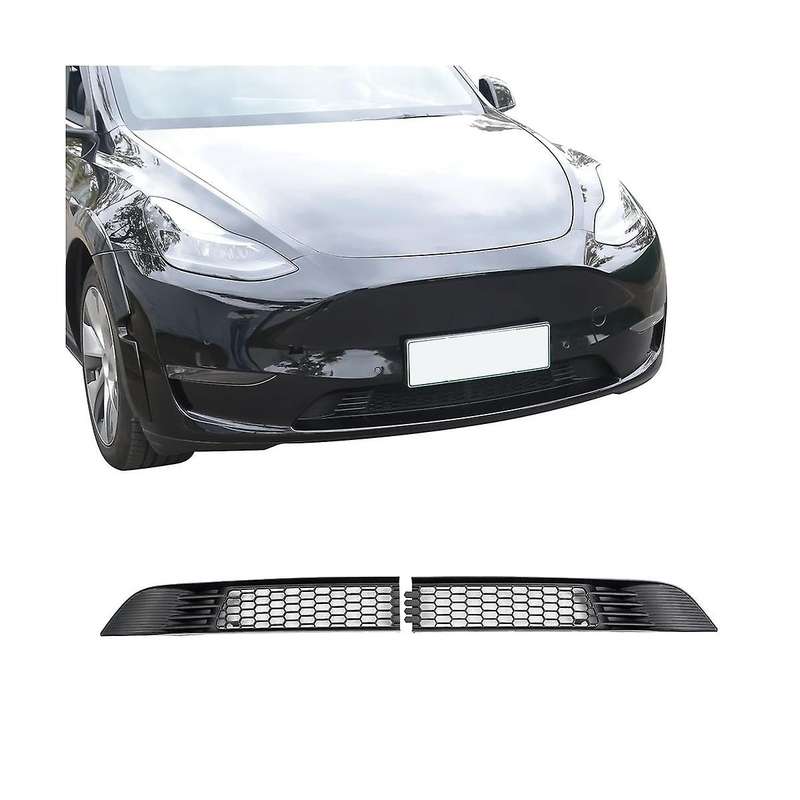for Model Y 2021 2022 2023 Front Grill Mesh Grille Grid Inserts ,front Air Inlet Vent Grille Cover R