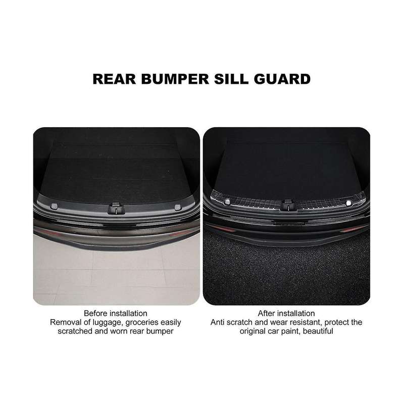 for Model Y 2021 2022 2023 Rear Bumper Guard Trunk Sill Protector Replacement Car Accessories Stainl