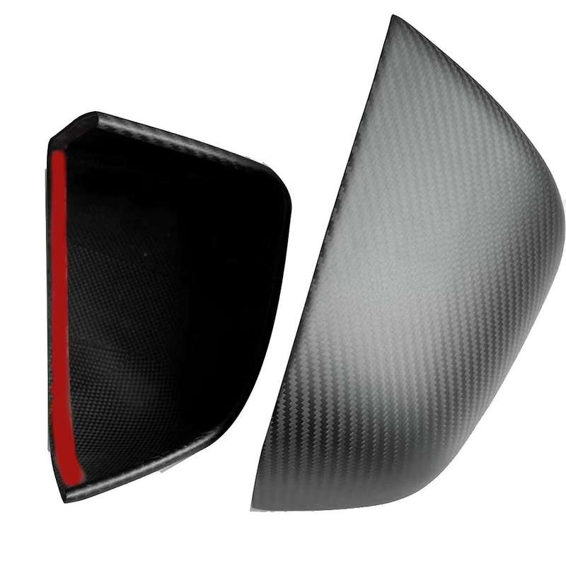 for Model Y 2020-2023 Rearview Mirror Cover Side Door Mirror Cover Cap Trim Car Accessories Matte Ca