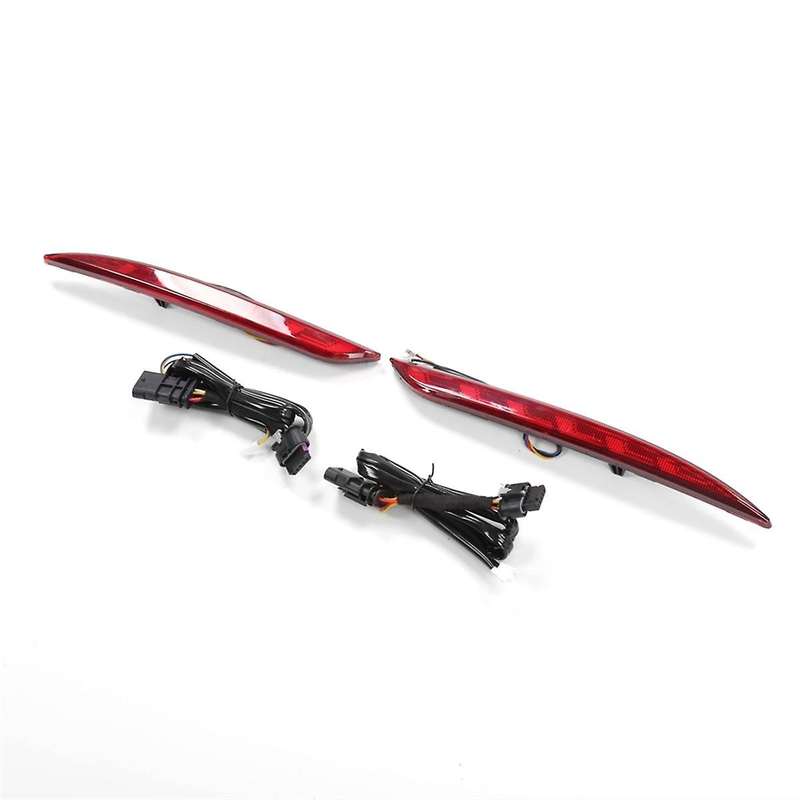 for Model Y 2021 2022 Rear Fog Light Bumper Reflectors Brake Tail Sequential Flash Singal Lights Ass