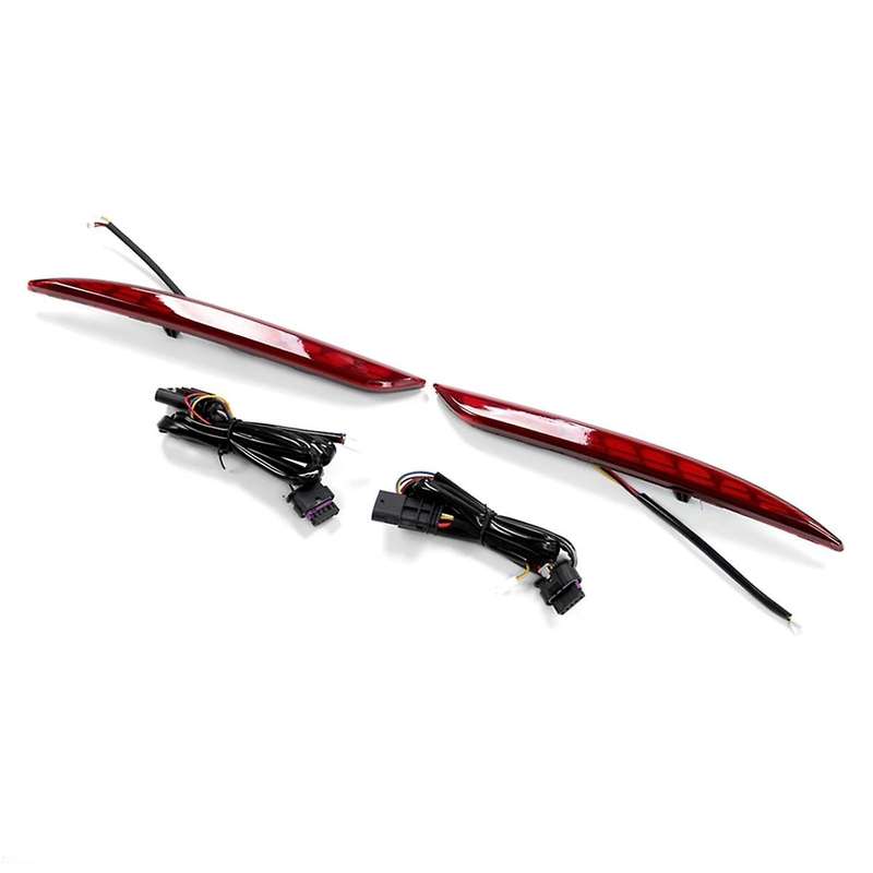 for Model Y 2021 2022 Rear Fog Lights Bumper Reflector Brake Tail Sequential Flash Singal Lights Lam
