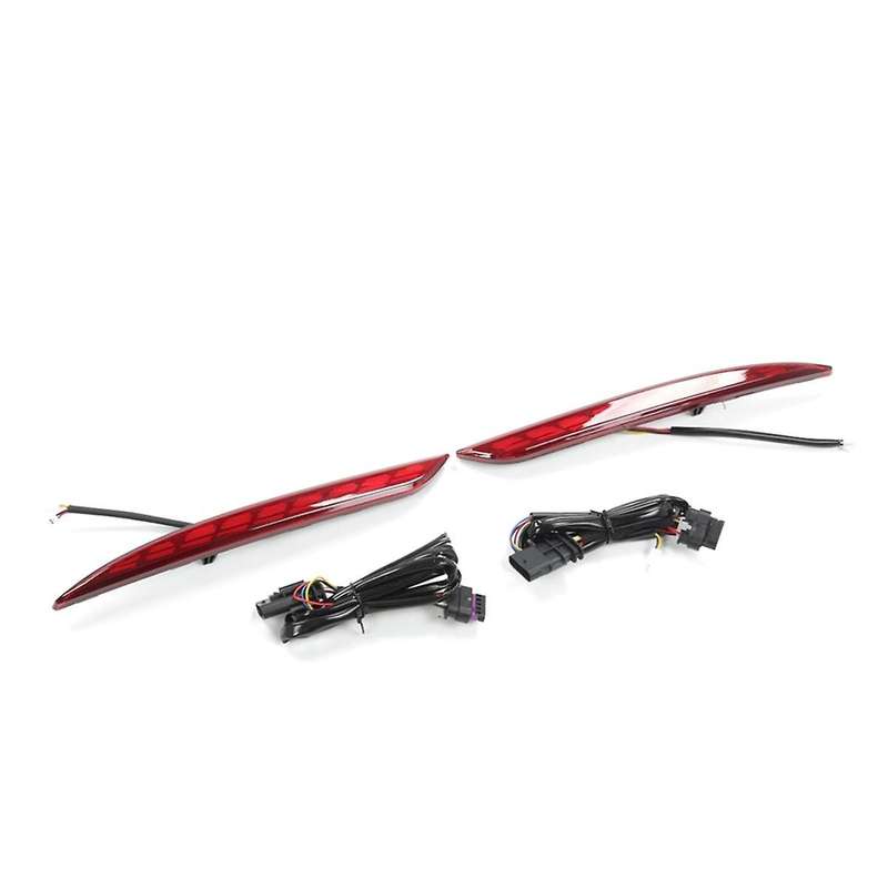 for Model Y 2021 2022 Rear Fog Lights Bumper Reflector Brake Tail Sequential Flash Singal Lights Lam