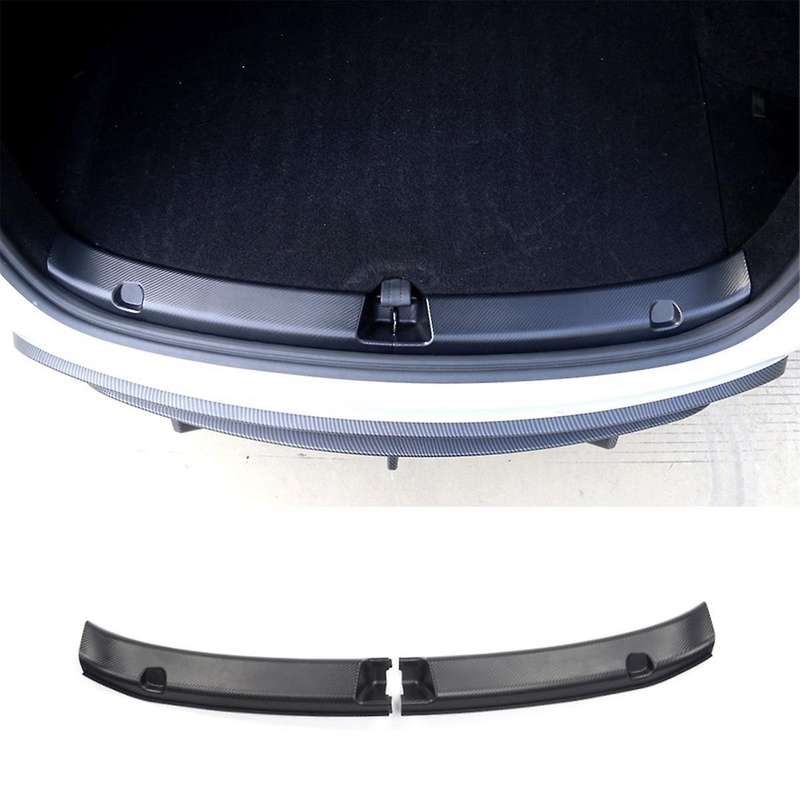 for Model Y 2021 2022 2023 Trunk Guard, Car Rear Bumper Guard, Rear Trunk Sill Guard Cover, Trunk Ed