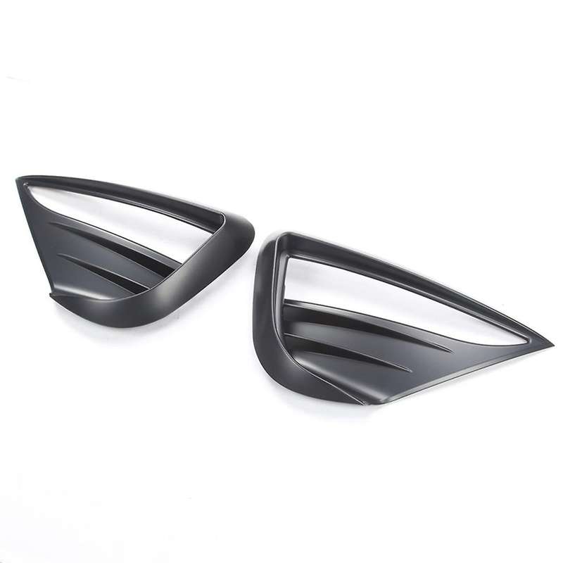 for Model Y 2021-2022 Car Fog Lamp Spoiler Blade Trim Protective Cover Woof Tooth Wind Knife Sticker