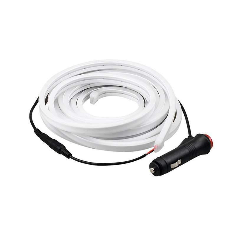 for Model Y 2021-2023 Car Led Light Strip Flexible Rear Trunk Waterproof Neon Lights Accessories (wh