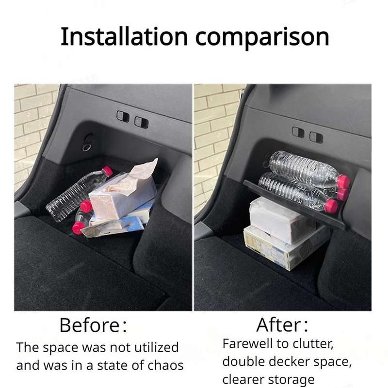for Model Y 2021-2023 Trunk Storage Partition , Side Storage Organizer Tray Accessories (normal)
