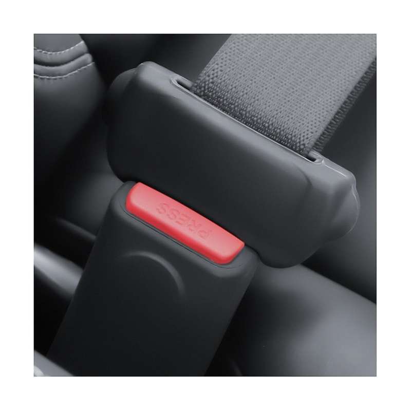 for Model Y Belt Buckle Cover Silicone Collision Avoidance Protector Car Accessories