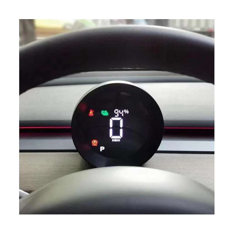 for Model Y Car Multifunction Steering Wheel HUD HD LCD Display Instrument Multimedia OBD