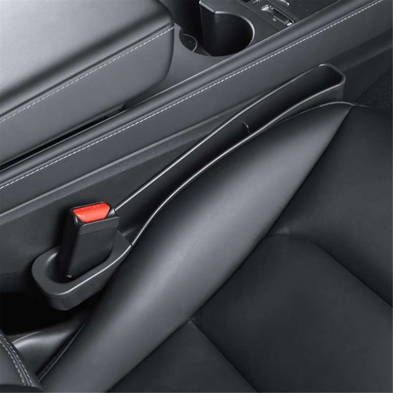 for Model Y Model 3 2021-2023 Car Seat Space Filler with Organizer, Stop Things Dropping Car Accesso
