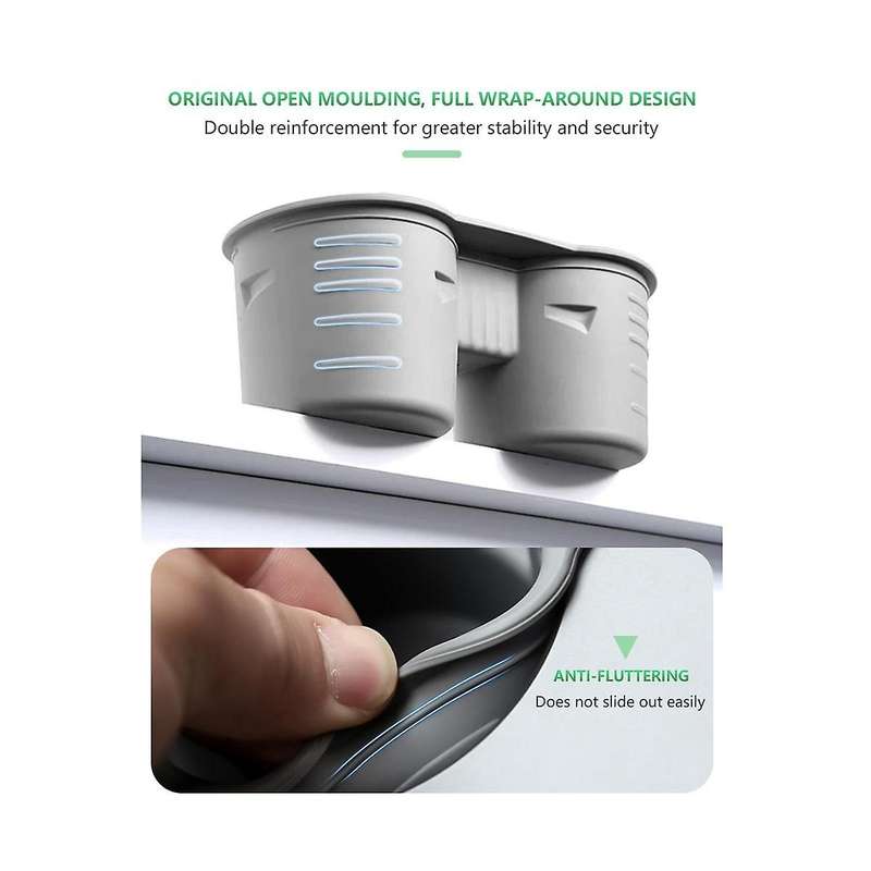 for Model Y Model 3 2021-2023 Center Console Cup Holder Insert, Anti- Limit Water Cup Holder Accesso