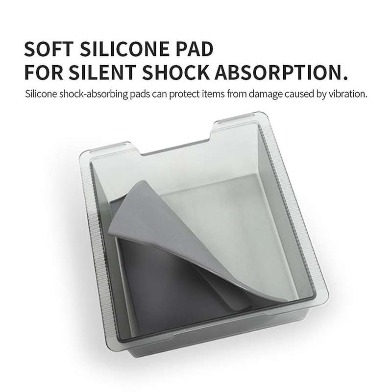 for Model Y Model 3 2021-2023 Car Center Console Armrest Storage Box Organizer Transparent Interior