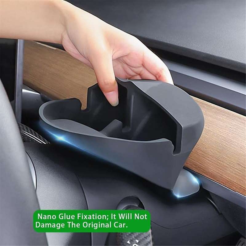 for Model Y Model 3 Car Steering Wheel Organizers Phone Holder Hud Display Mount Sunglasses Storage
