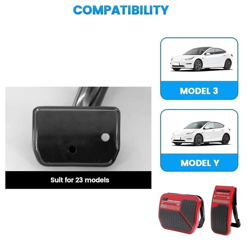 for Model Y Model 3 2023 Pedal Covers, Gas Pedal Brake Pedal Accelerator Pedal Cover Accessories (r