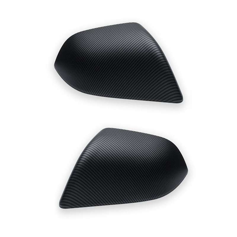 for Model Y Model 3 Side Door Mirror Caps Side Mirror Caps Reverse Mirror Caps,matt Carbon Fiber Pat