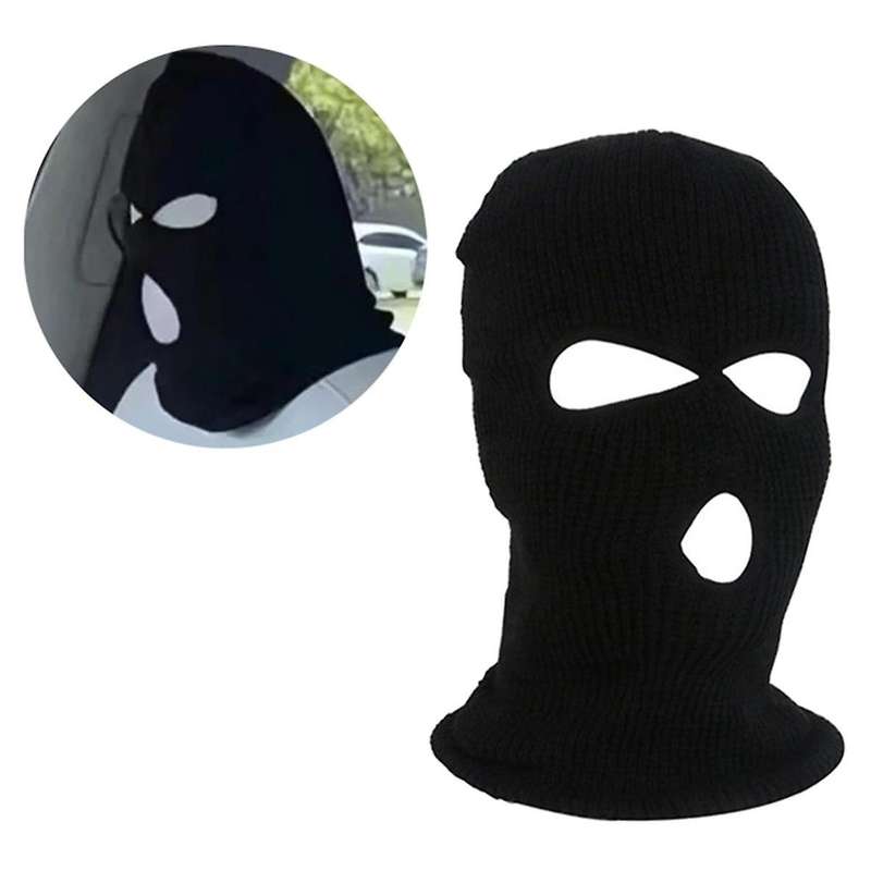 for Model3/Y/X/S Car Seat Bandit Personality Funny Hat Interior Decoration Accessories,Black