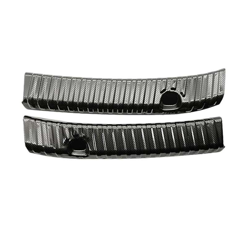 for Model Y Trunk Guard Prevent Plate Pedal Cover Trim Auto Anti-Scratch Protection Stainless Carbon