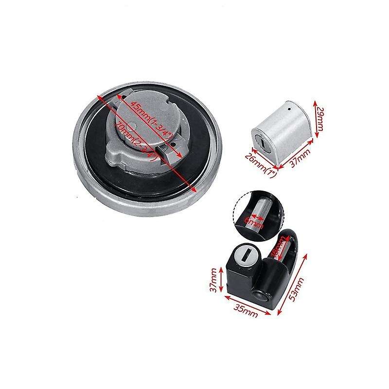for MoFlyeer Motorcycle Ignition Switch Fuel Tank Cover Lock Gas Cap for VT250 VT600