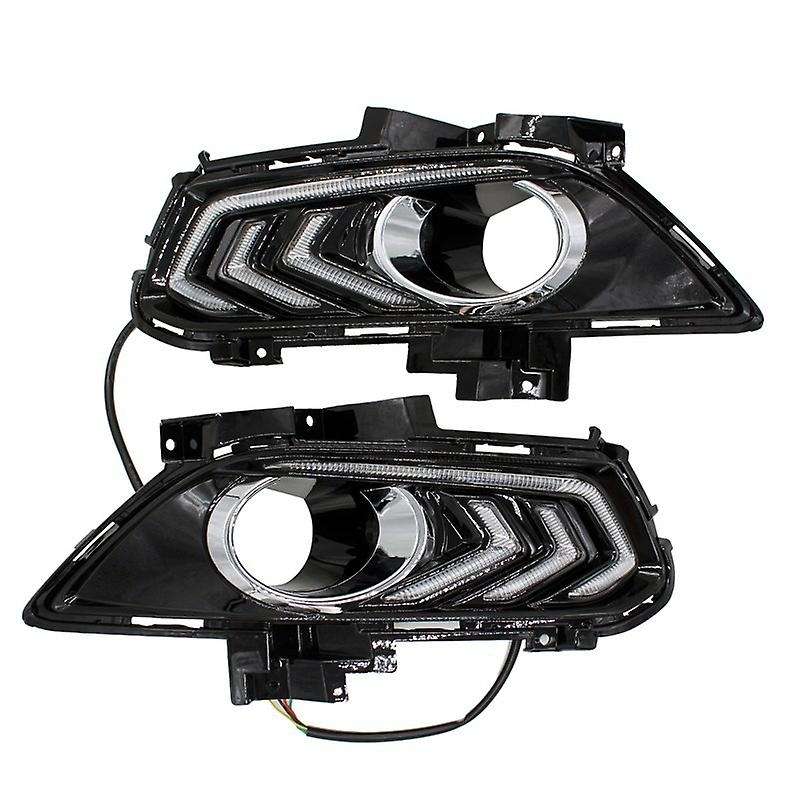 for Mondeo 2013 2014 2015 2016 Yellow Turning Signal Relay Waterproof Car Drl Lamp Led Daytime Runni
