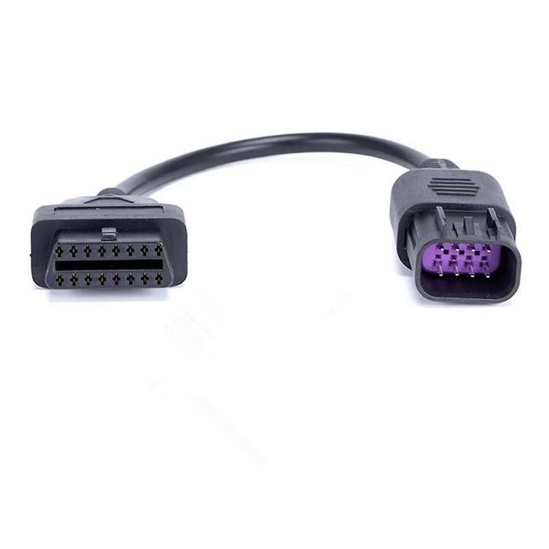 for MOTO UTV All-Terrain Vehicle 6pin Motorcycle Diagnostic Connector Cable Wire OBD2 Adapter