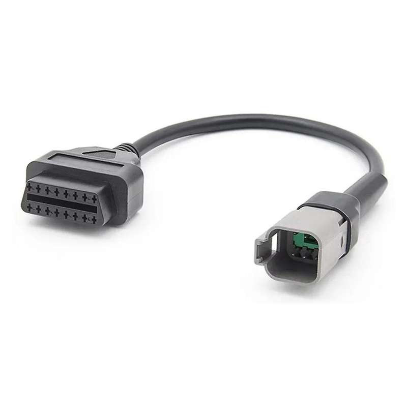 for MOTO UTV All-Terrain Vehicle 6pin Motorcycle Diagnostic Connector Cable Wire OBD2 Adapter