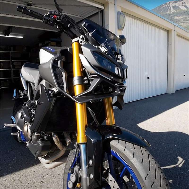 for Mt-09/sp 2017-2020 Motorcycle Downforce Frontal Spoilers Winglet Aerodynamic Wing Front Spoiler