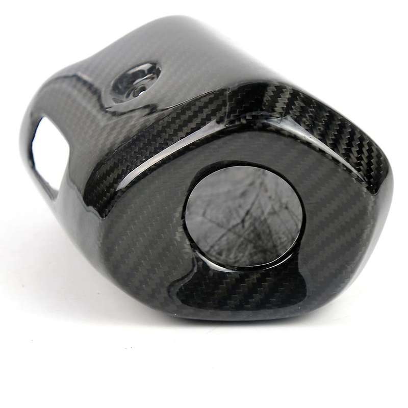 for MT07 FZ-07 FZ07 2014-2017 Motorcycle Carbon Fiber Exhaust Muffler Pipe Cover Escape Heat Shield