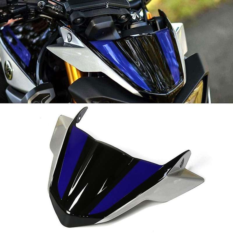 for MT-09 MT09 FZ09 2017-2020 Front Windshield Windscreen Airflow Wind Deflector Front Beak Fairing