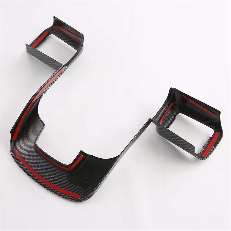 for MX5 2023 2024 Carbon Fiber Car Steering Wheel Panel Cover Trim Accessories