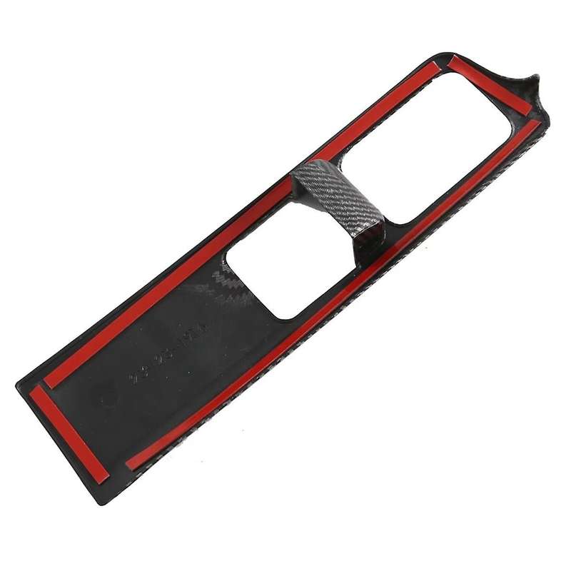 for MX5 2023 2024 LHD Carbon Fiber Car Headlight Switch Control Cover Trim Accessories