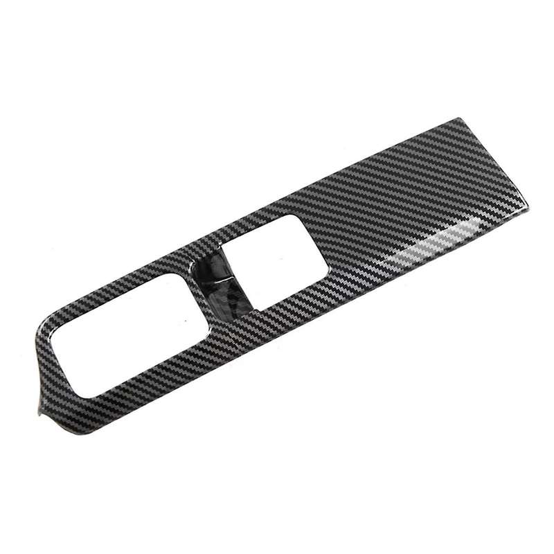 for MX5 2023 2024 LHD Carbon Fiber Car Headlight Switch Control Cover Trim Accessories