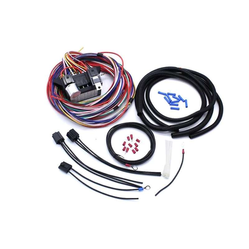 for Muscle Car Hot Rot Wiring Street Rod Rat Rod for 12 Circuit Universal Wiring Harness Kit