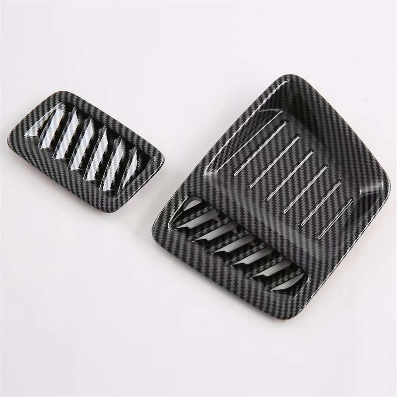 for MX5 2024 LHD Carbon Fiber Car Dashboard Air Condition Vent Outlet Cover Trim Accessories