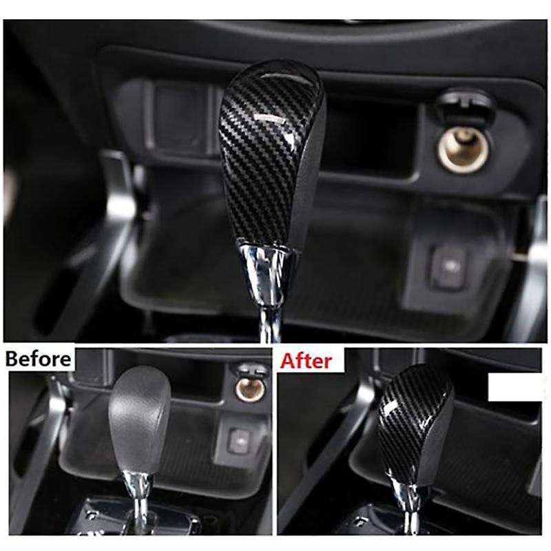 for Navara NP300 2015-2020 Car Gear Shift Knob Frame Panel Decoration Cover Trim Sticker Accessorie