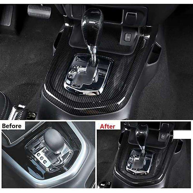 for Navara NP300 2015-2020 Car Gear Shift Knob Frame Panel Decoration Cover Trim Sticker Accessorie