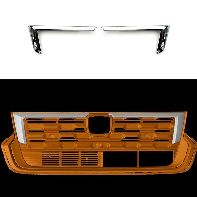 for N-box Jf5 Jf6 2023 2024 Rhd K-car Front Center Grille Cover Racing Trim Decorative Sticker Acces