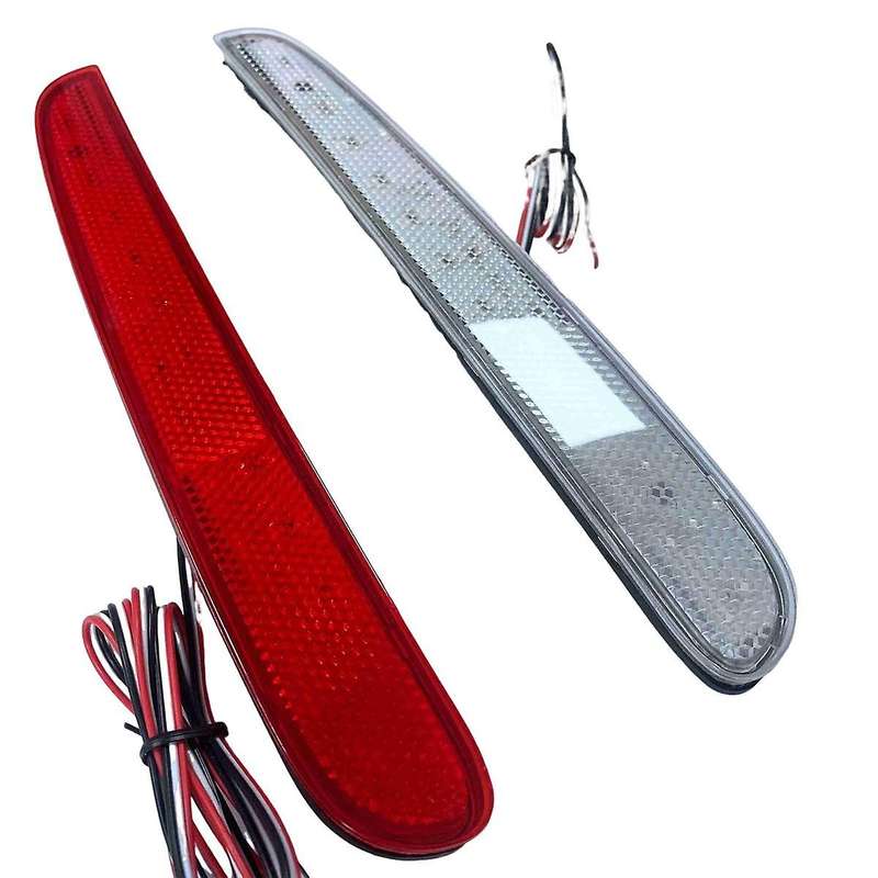 for NBOX 2023-2024 Car LED Rear Bumper Light Rear Fog Lamp Parking Warning Light Reflector Taillight