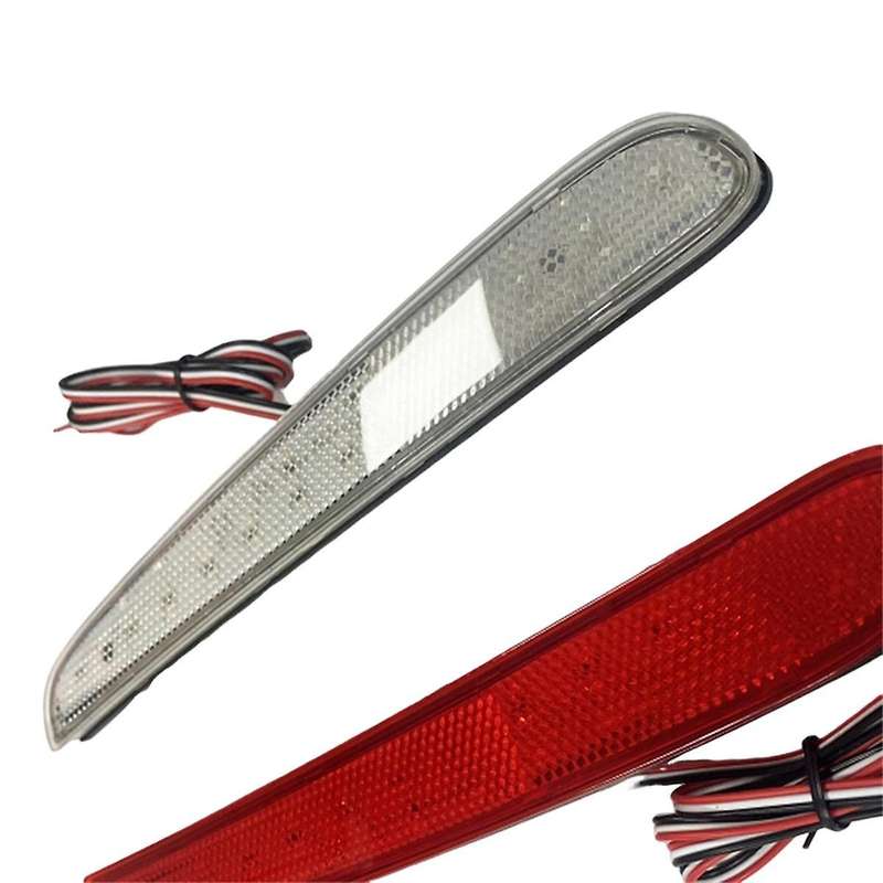 for NBOX 2023-2024 Car LED Rear Bumper Light Rear Fog Lamp Parking Warning Light Reflector Taillight