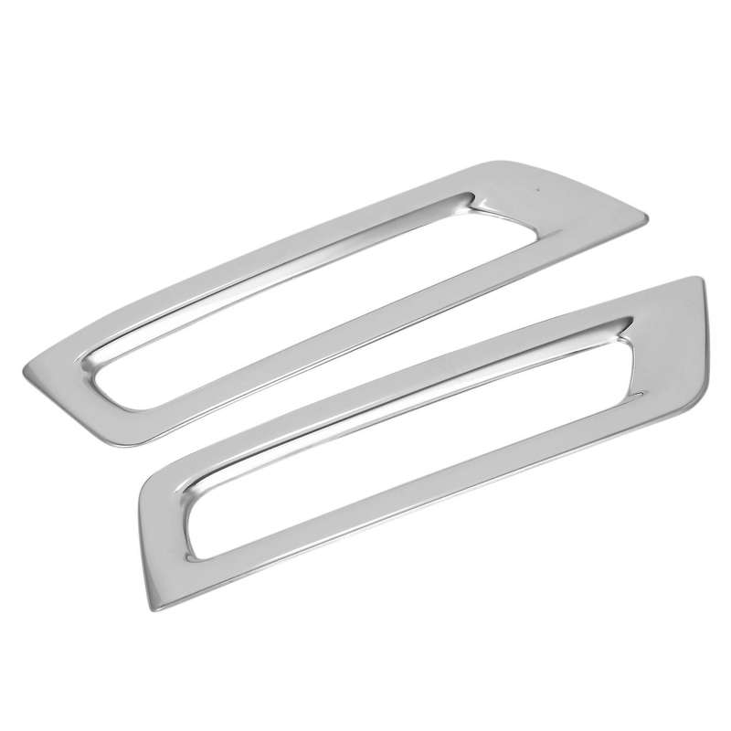 for N-BOX JF3/4 2017+ Chrome Stainless Steel Rear Bumper Fog Light Lamp Cover Frame Trim Decoration