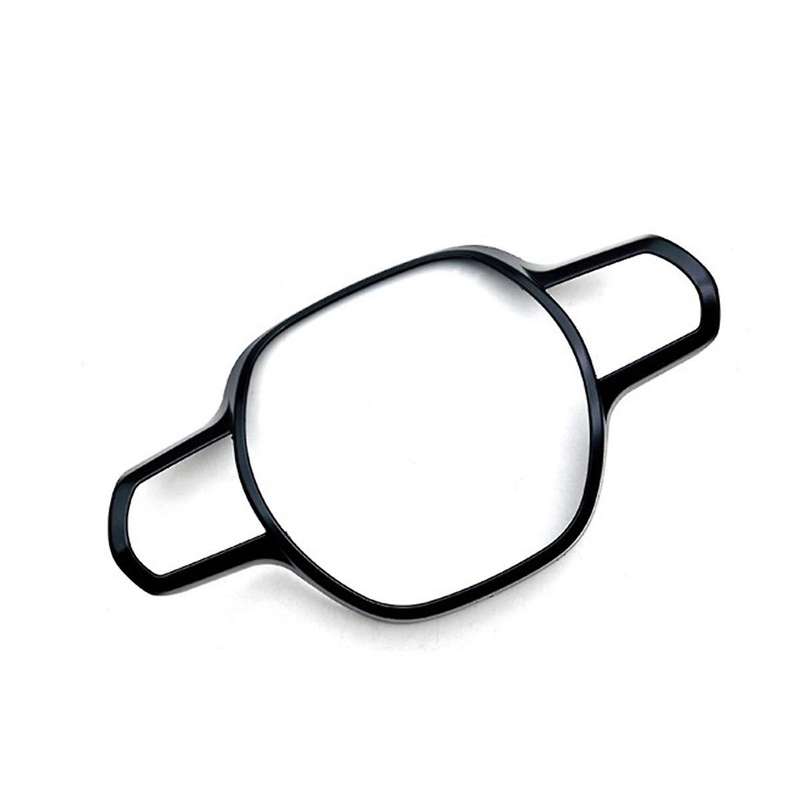 for N-Box JF5 JF6 2023 2024 RHD K-Car Steering Wheel Trim Cover Decoration Interior Accessories, Bla