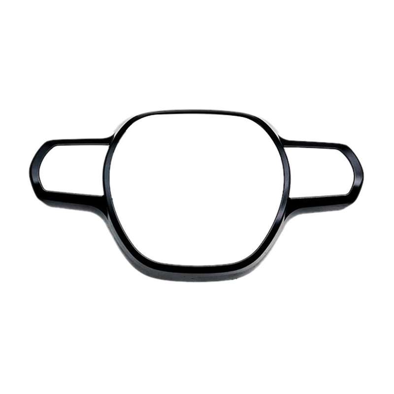 for N-Box JF5 JF6 2023 2024 RHD K-Car Steering Wheel Trim Cover Decoration Interior Accessories, Bla