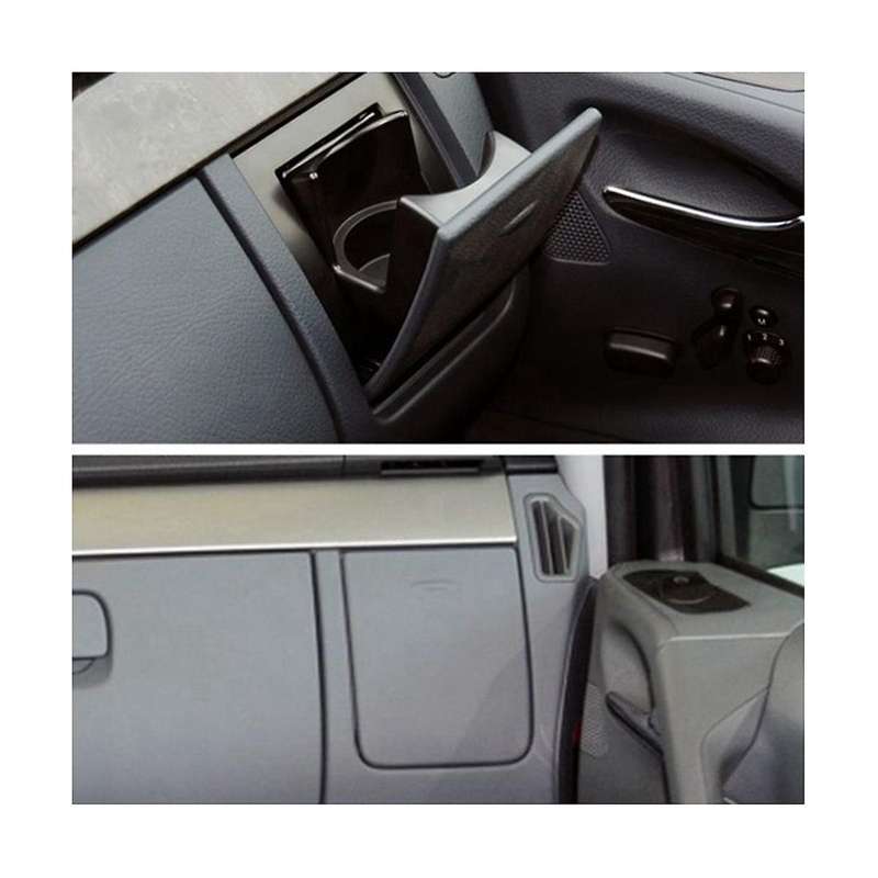 for New Metris Storage Cup Holder W636 W639 2010-2015 Black